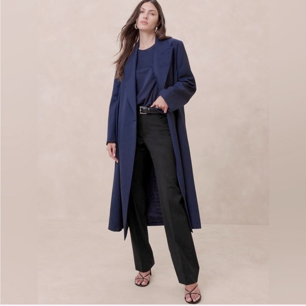 Banana Republic Siena Straight Wool Pant